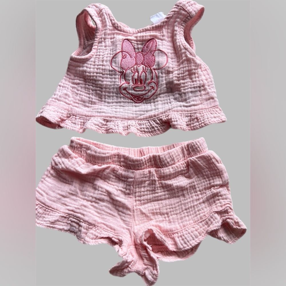 EUC- Disney Minnie Mouse Set (Size 12M)